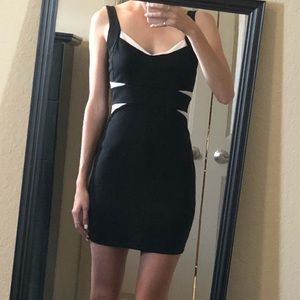 Black and white dress